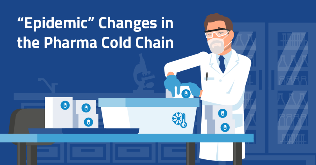 The poster Doctor Changing the Pharma Cold Chain 