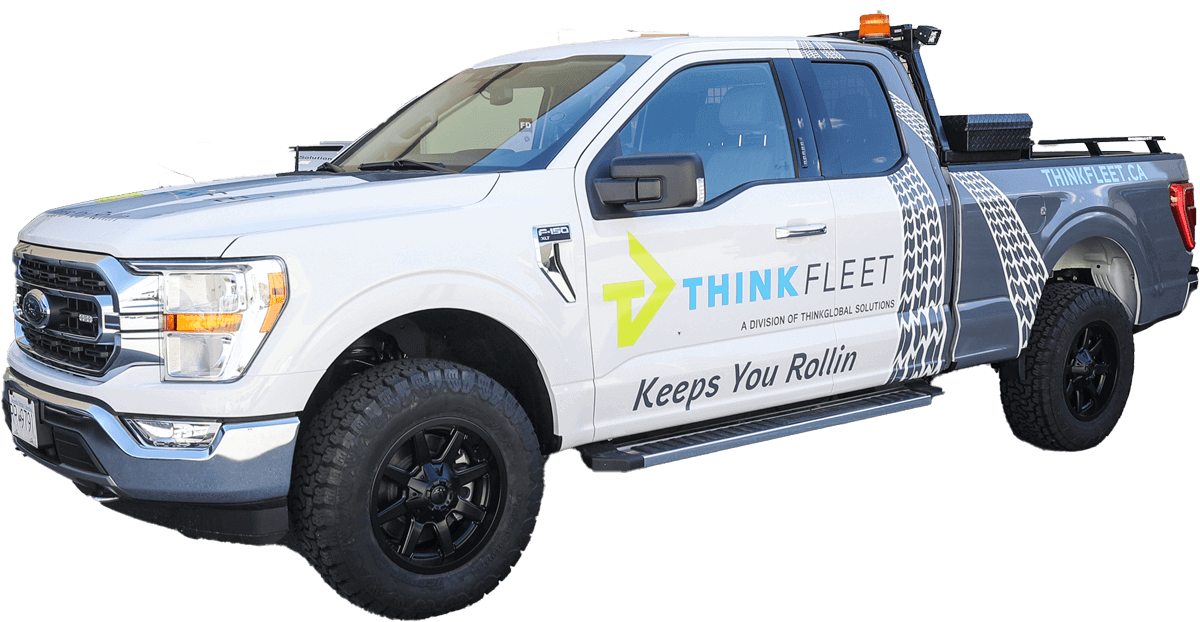 side view of the truck